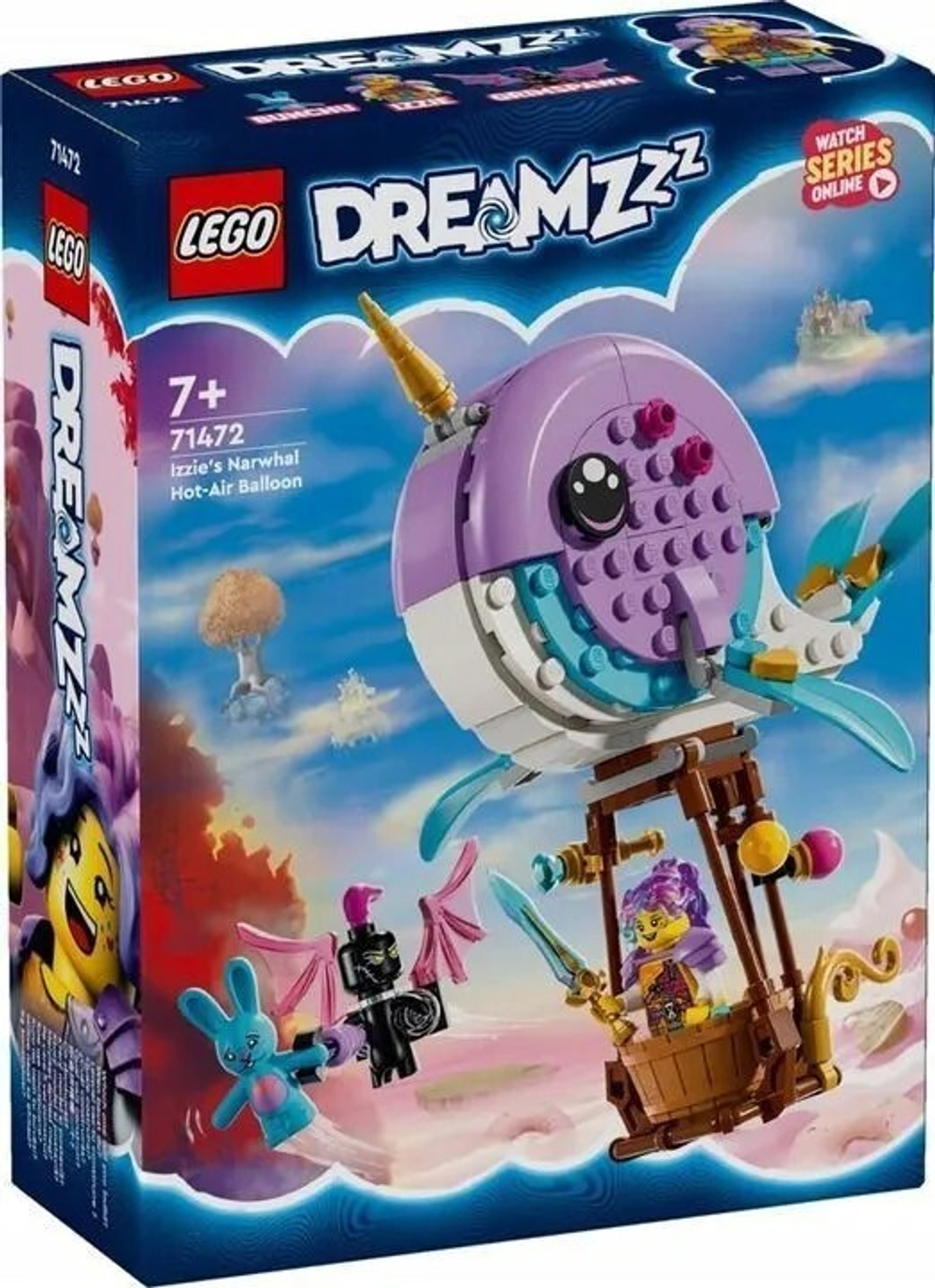 Конструктор LEGO DREAMZzz Воздушный шар Нарвал Иззи | 71472