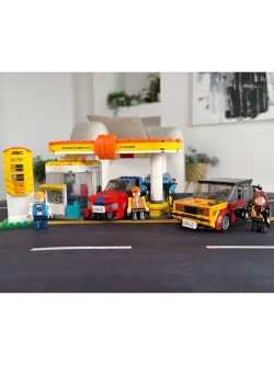 Конструктор Brick Labs Бриксити: Дрифт на заправке, AB-1303