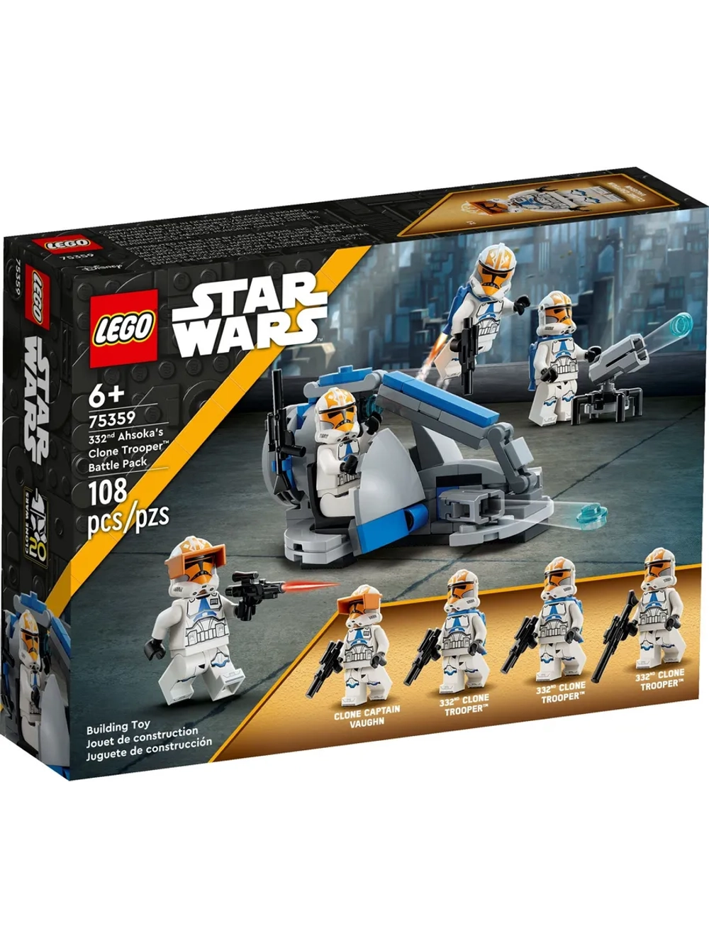 Конструктор LEGO Star Wars 75359 Боевой набор солдат-клонов 332-го полка Асоки