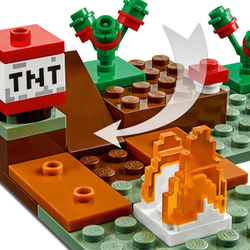 Конструктор LEGO Minecraft Приключения в тайге | 21162