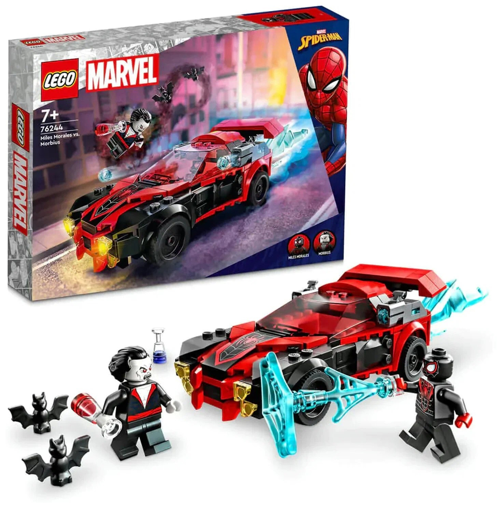 Конструктор LEGO Super Heroes Майлз Моралес против Морбиуса | 76244