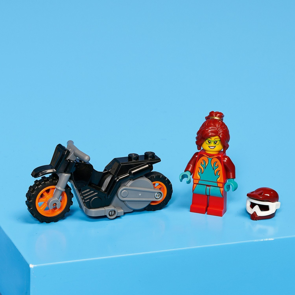 Конструктор LEGO City Stuntz Огненный трюковый мотоцикл | 60311