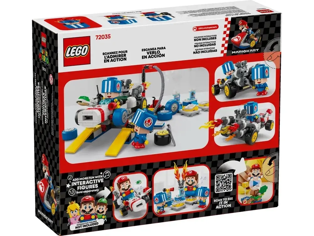 Конструктор LEGO Super Mario 72035 Mario Kart – Гараж Тоада
