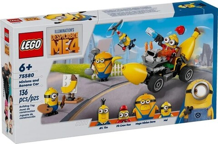 Конструктор LEGO Minions Миньоны и Бананакар | 75580