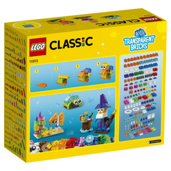 Конструктор LEGO Classic Прозрачные кубики | 11013