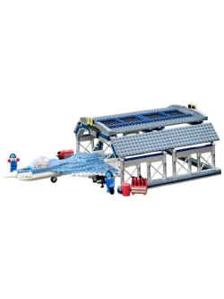 Конструктор Brick Labs Бриксити: Истребитель СУ-57 с ангаром, AB-1311