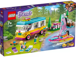 Конструктор LEGO Friends Лесной дом на колесах и парусная лодка | 41681