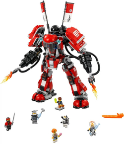 Конструктор Огненный робот Кая | 70615, 10720