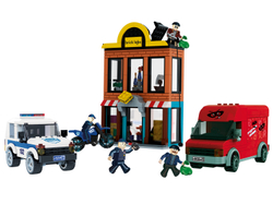 Конструктор Brick Labs Бриксити AB-1309 Ограбление магазина конструкторов