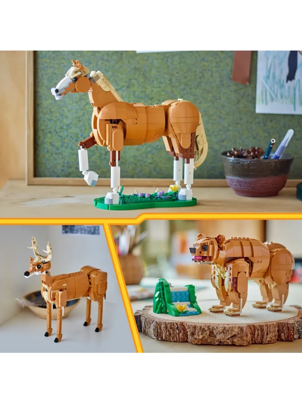Конструктор LEGO Creator 31166 Прекрасная лошадь 3 в 1