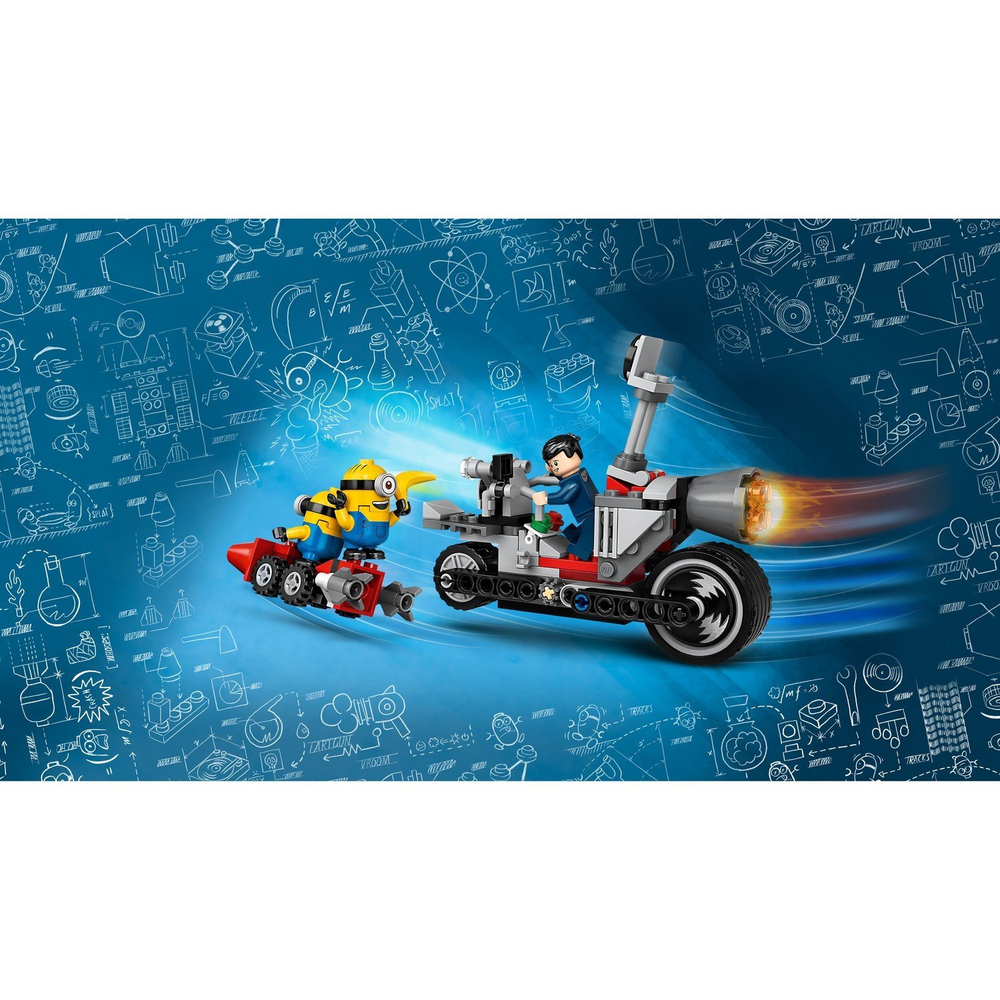 Конструктор LEGO Minions Невероятная погоня на мотоцикле | 75549