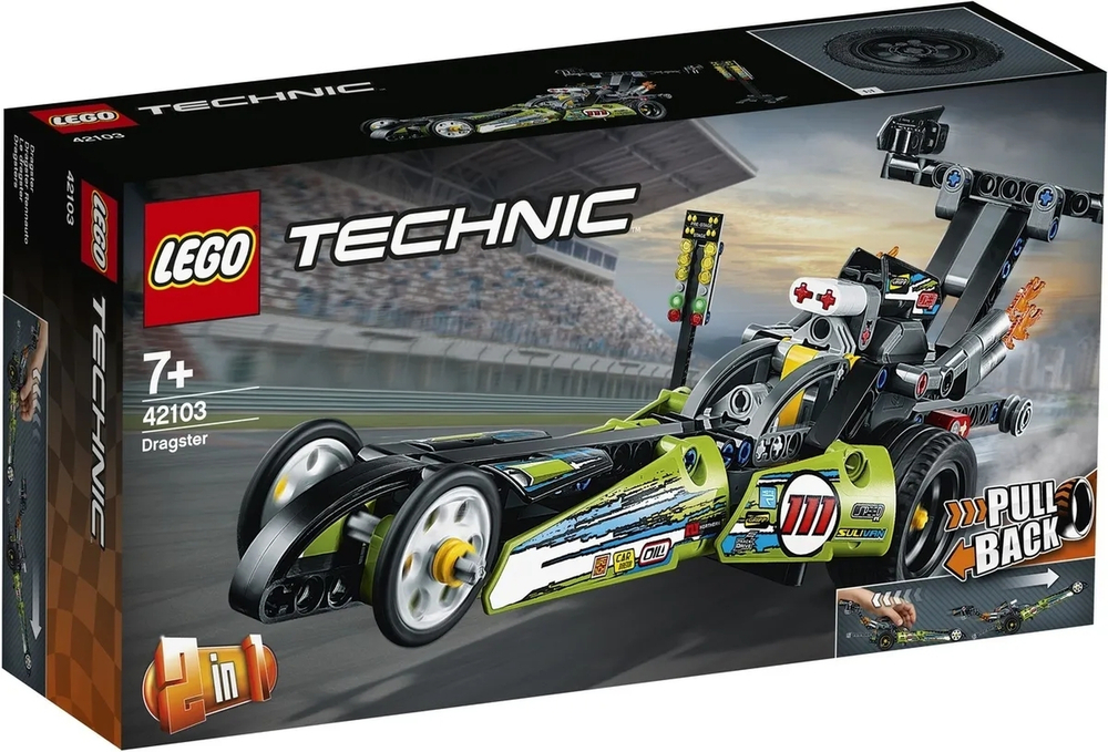 Конструктор LEGO Technic Драгстер | 42103