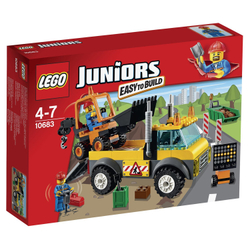 Конструктор LEGO Juniors Дорожные работы | 10683