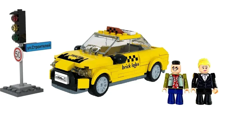 Конструктор Brick Labs Бриксити: Такси, AB-1301