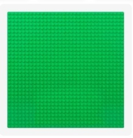 Строительная пластина 25х25 зелёная, pd0007