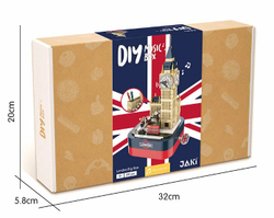 Конструктор JAKI 1201 Музыкальная шкатулка с Биг-Беном