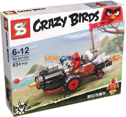 Конструктор Angry Birds Red | SY733C