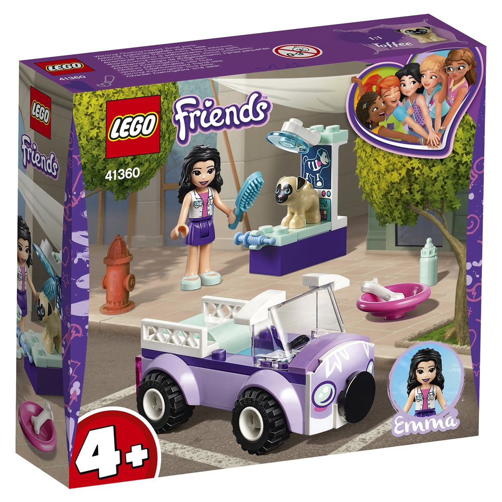 Конструктор LEGO Friends Передвижная ветклиника Эммы | 41360