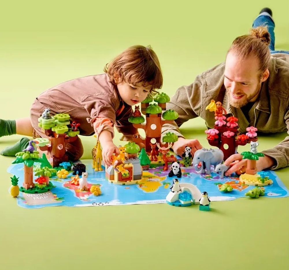 Конструктор LEGO DUPLO Дикие животные мира | 10975