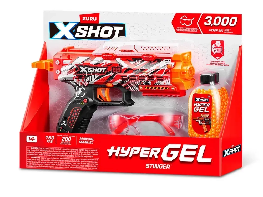 Игровой набор Zuru X-Shot HYPERGEL Стингер, 36728