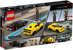 Конструктор LEGO Speed Champions Автомобили 2018 Dodge Challenger SRT Demon+1970 Dodge Charger R/T | 75893