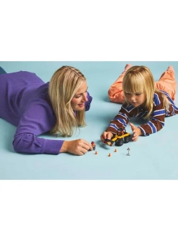 Конструктор LEGO Сity Жёлтый строительный колёсный погрузчик | 60450