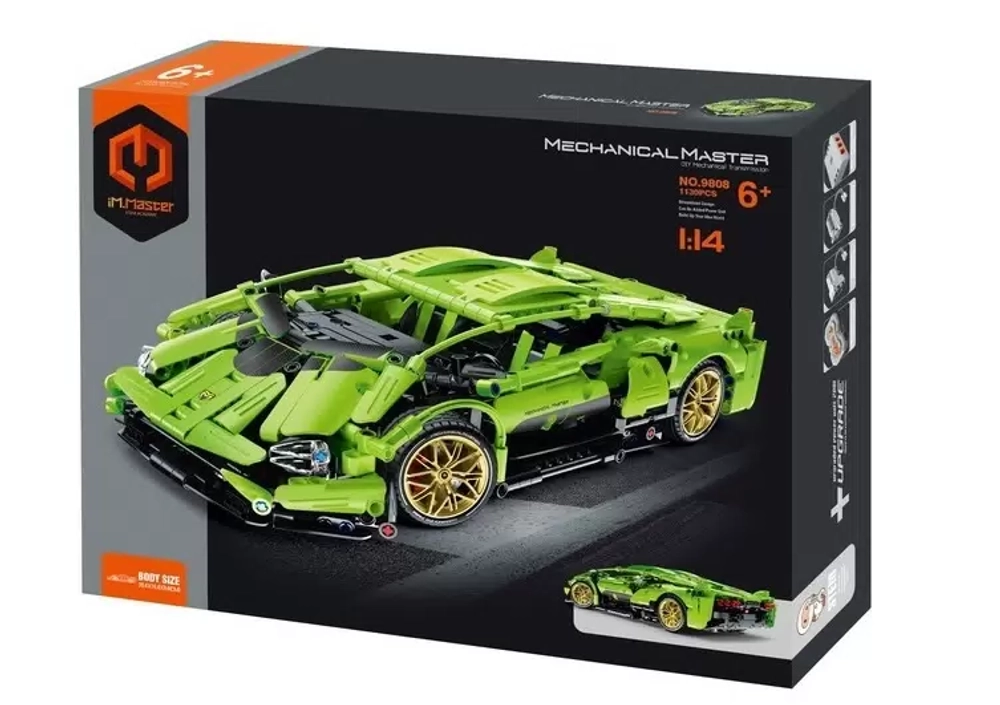 Конструктор iM.Master Mechanical Master гоночная машина 1130 деталей, 9808