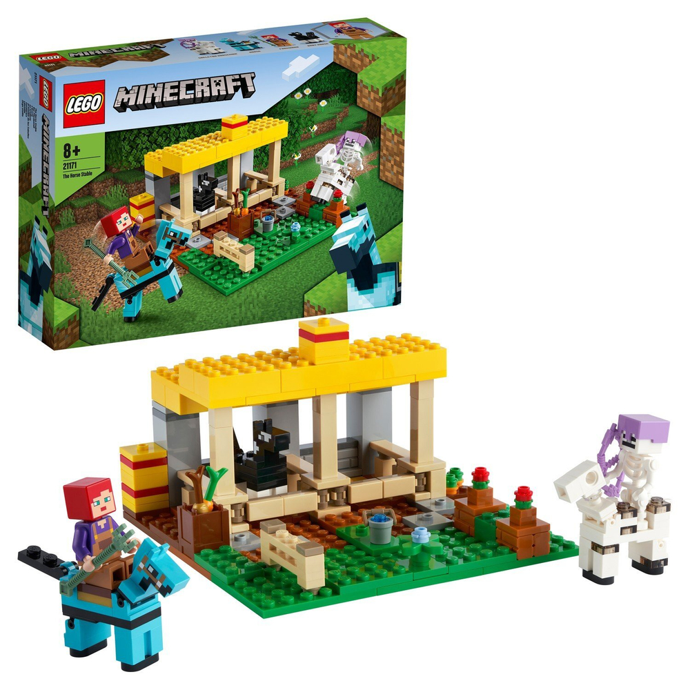 Конструктор LEGO Minecraft Конюшня | 21171