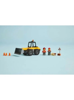 Конструктор LEGO Сity Жёлтый строительный колёсный погрузчик | 60450