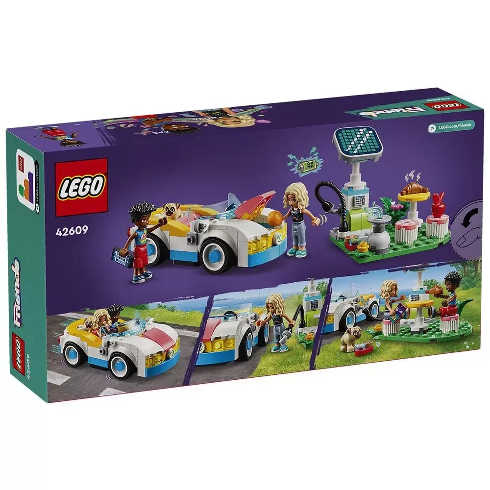 Конструктор LEGO Friends Электромобиль и зарядное устройство | 42609