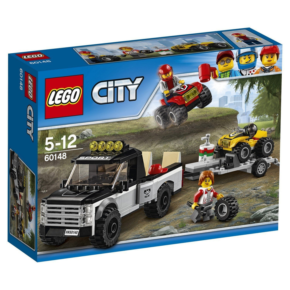 Конструктор LEGO City Great Vehicles Гоночная команда | 60148