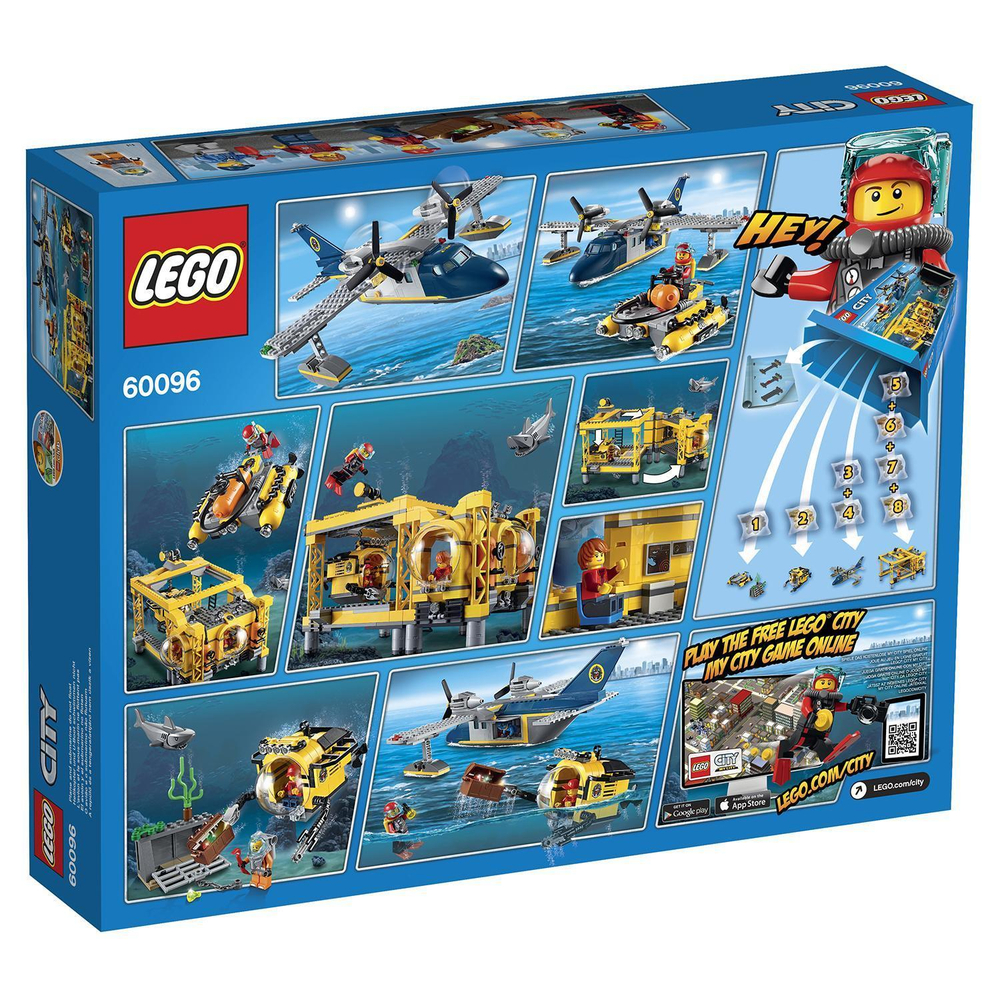 Конструктор LEGO City Глубоководная исследовательская база | 60096