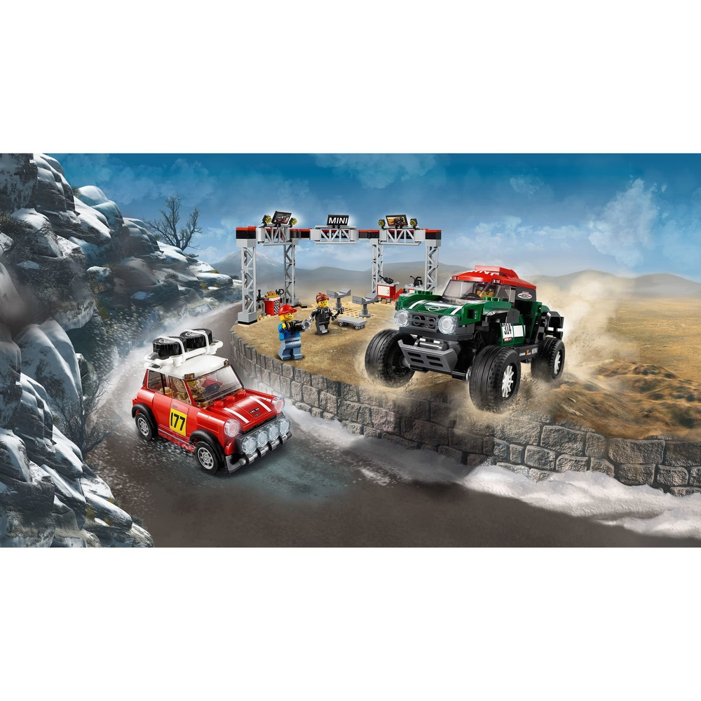 Конструктор LEGO Speed Champions Автомобили 1967 Mini Cooper S Rally+2018 Mini Cooper | 75894