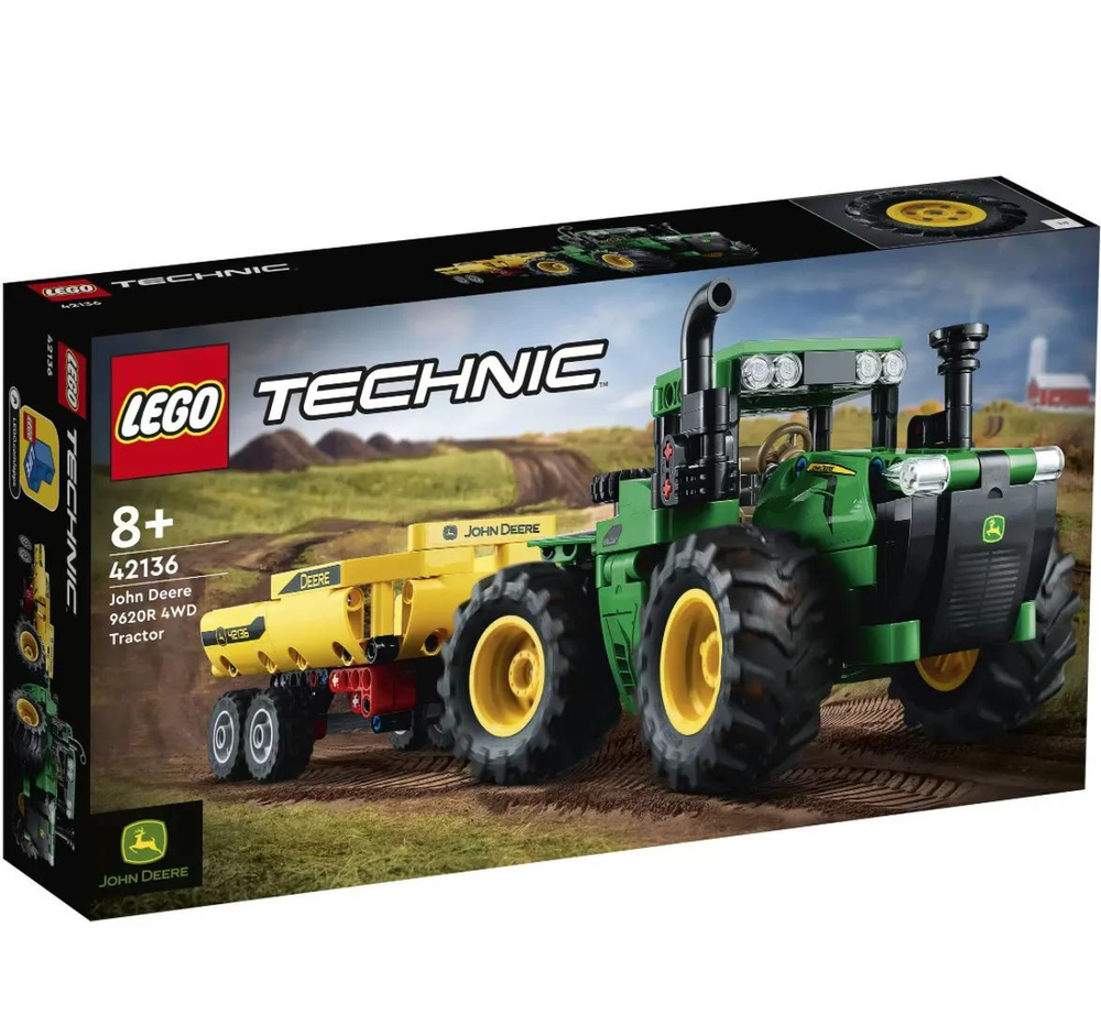 Конструктор LEGO Technic John Deere 9620R 4WD Tractor | 42136