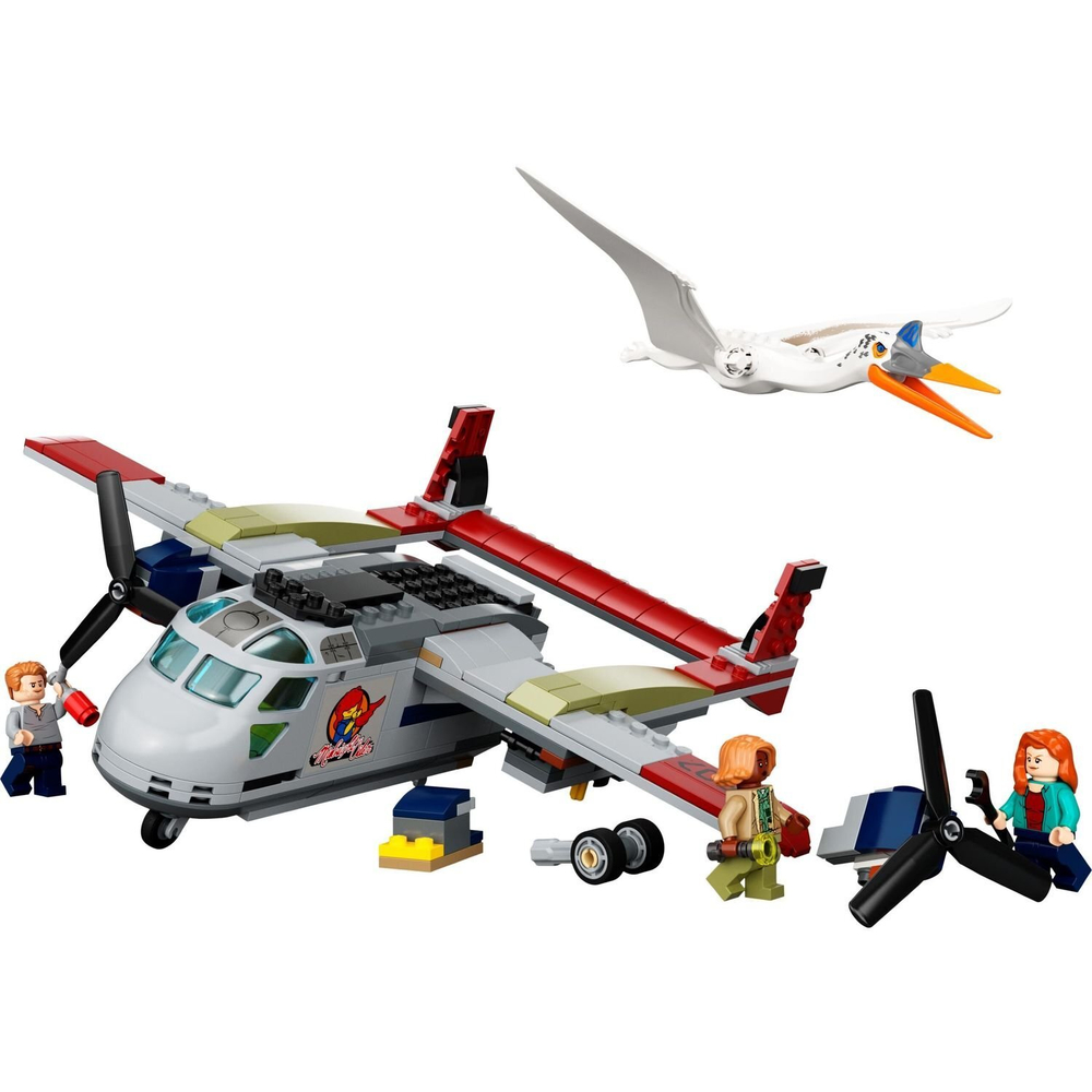 Конструктор LEGO Jurassic World Кетцалькоатль: нападение на самолёт | 76947