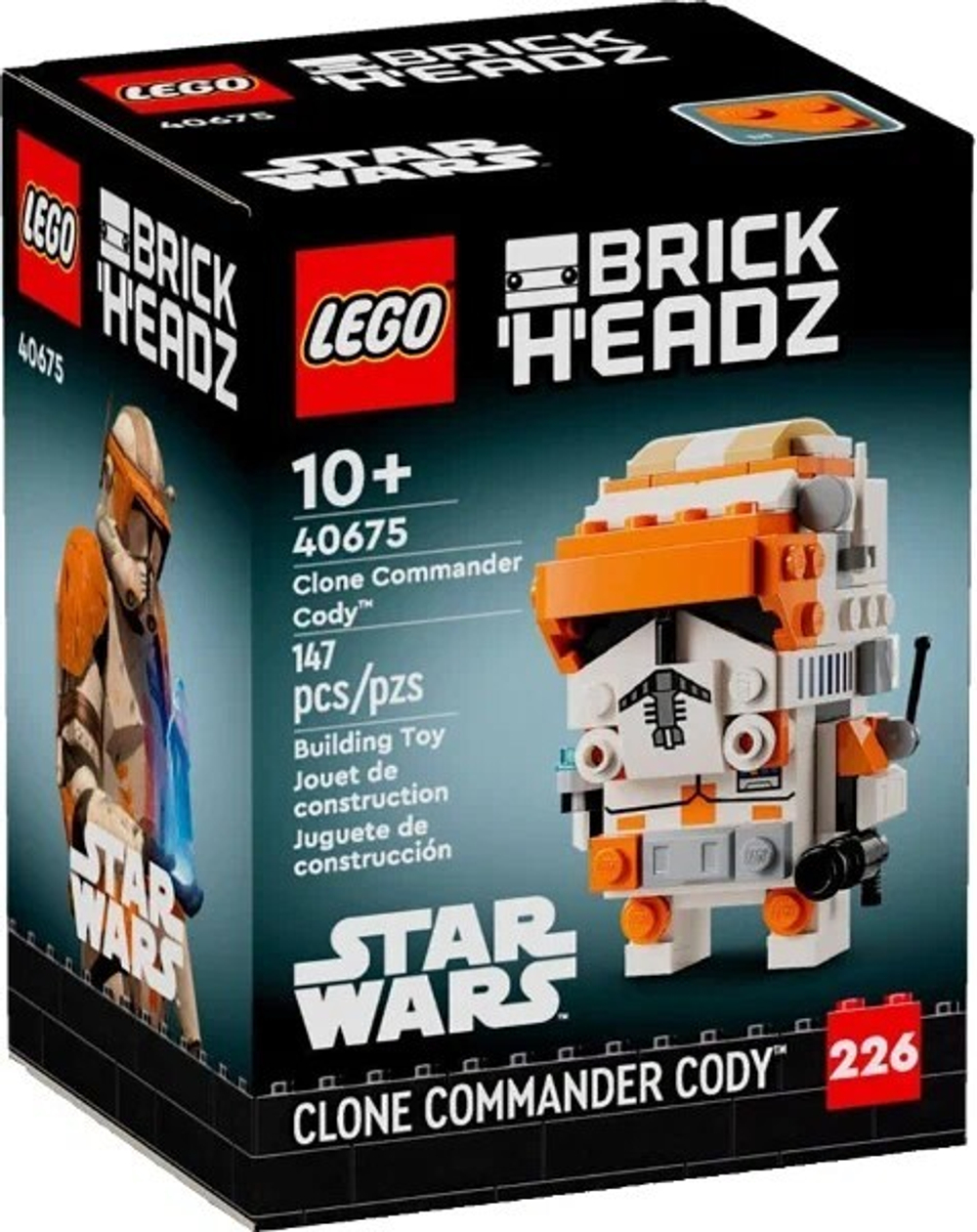 Конструктор LEGO BrickHeadz Star Wars Командир клонов Коди | 40675