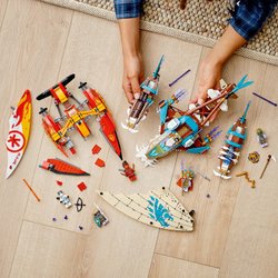 Конструктор LEGO Ninjago Морская битва на катамаране | 71748