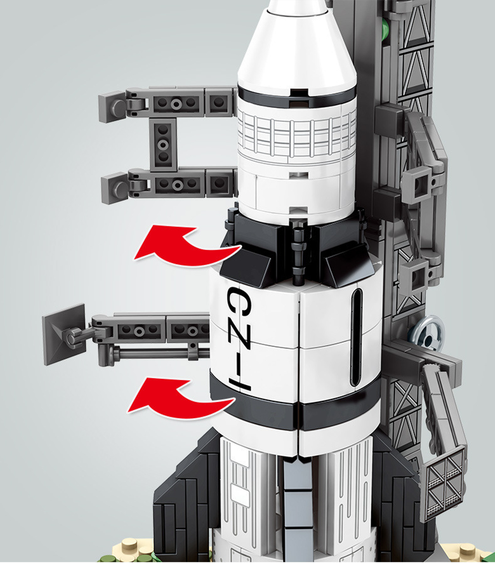 Конструктор Космическая ракета CZ-1 | 203013