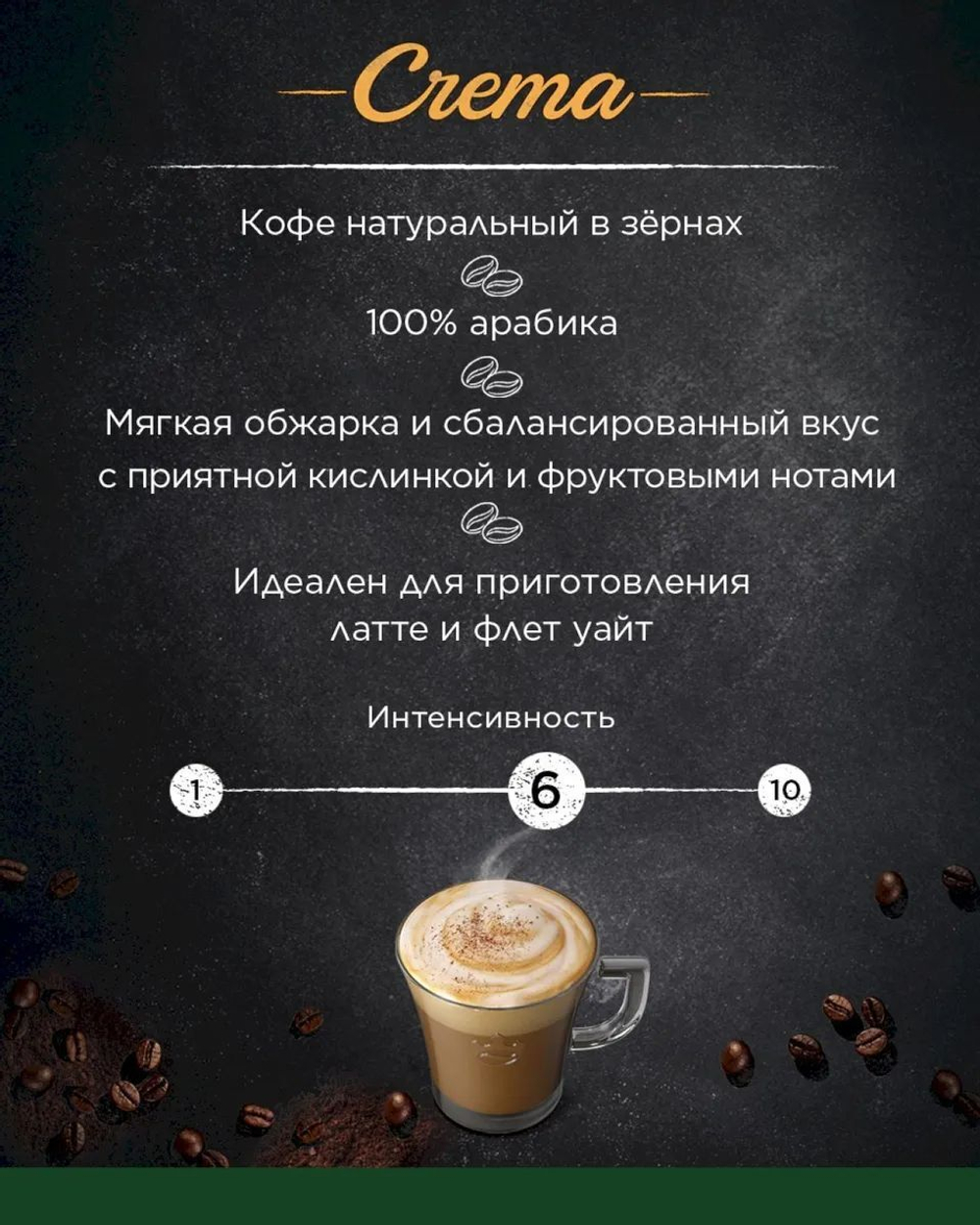 Кофе в зернах Jacobs Barista Editions Crema, 1 кг