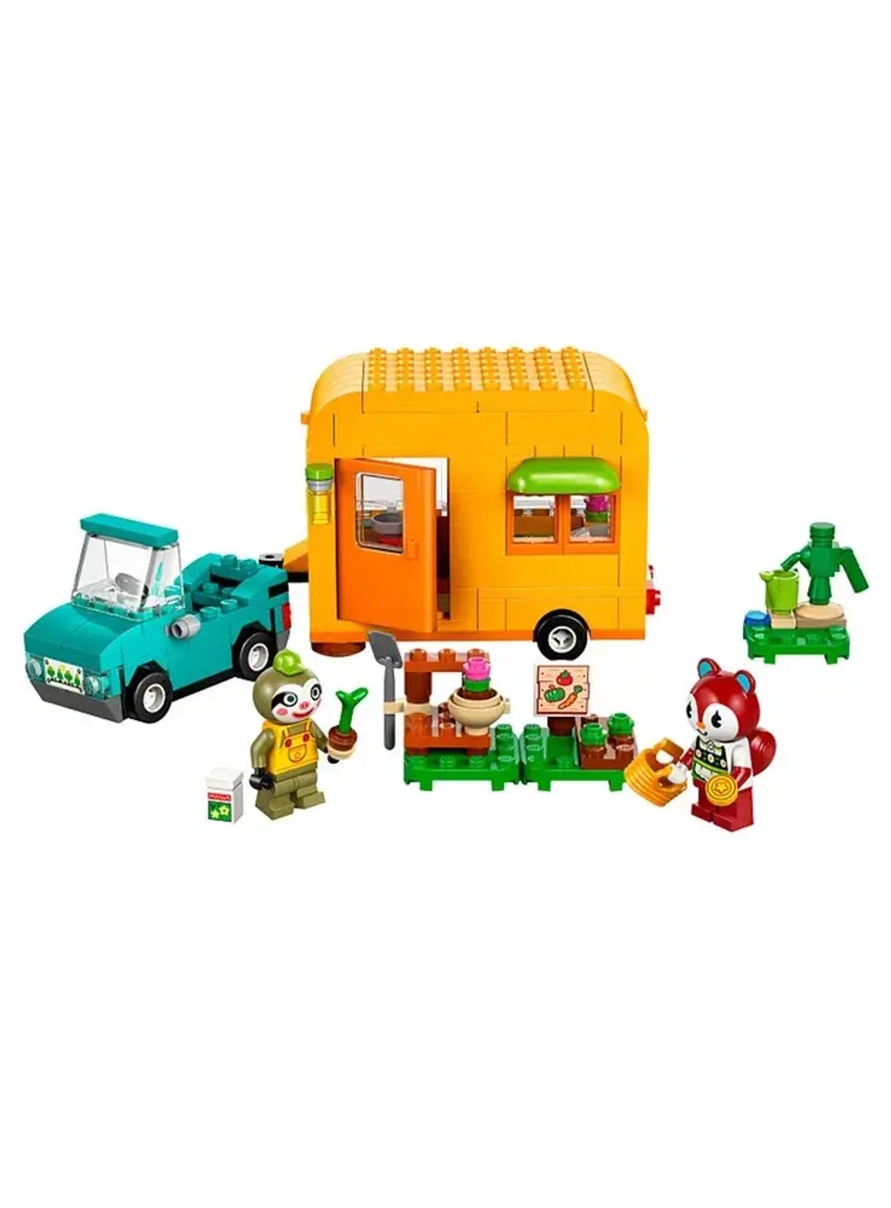 Конструктор LEGO Animal Crossing Автодом и садовый магазин Лейфа 77054