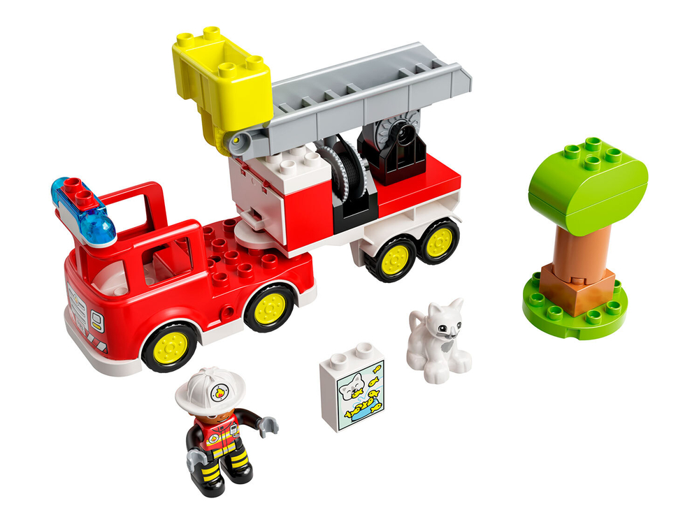 Конструктор LEGO DUPLO Пожарная машина с мигалкой | 10969