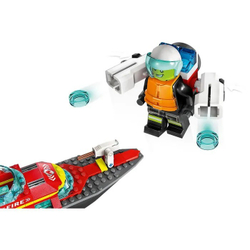 Конструктор Lego City Пожарно-спасательная лодка | 60373