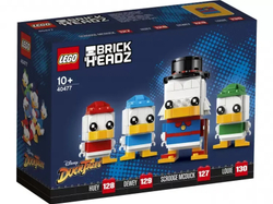 Конструктор LEGO BrickHeadz Сувенирный набор Скрудж Макдак, Билли, Вилли и Дилли | 40477
