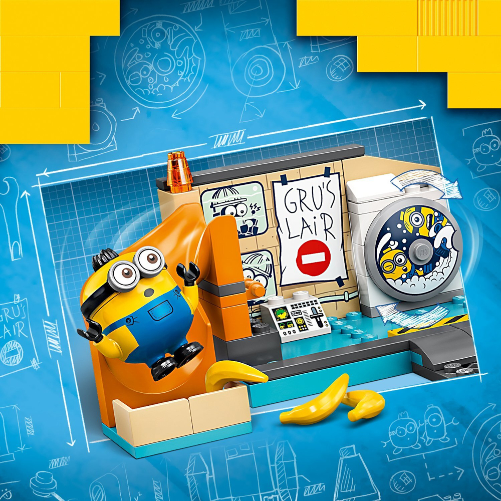 Конструктор LEGO Minions Миньоны в лаборатории Грю | 75546