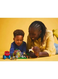 Конструктор LEGO Marvel Команда Паучков на спасательной миссии в грузовике-динозавре 11199