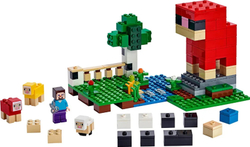 Конструктор LEGO Minecraft Шерстяная ферма | 21153