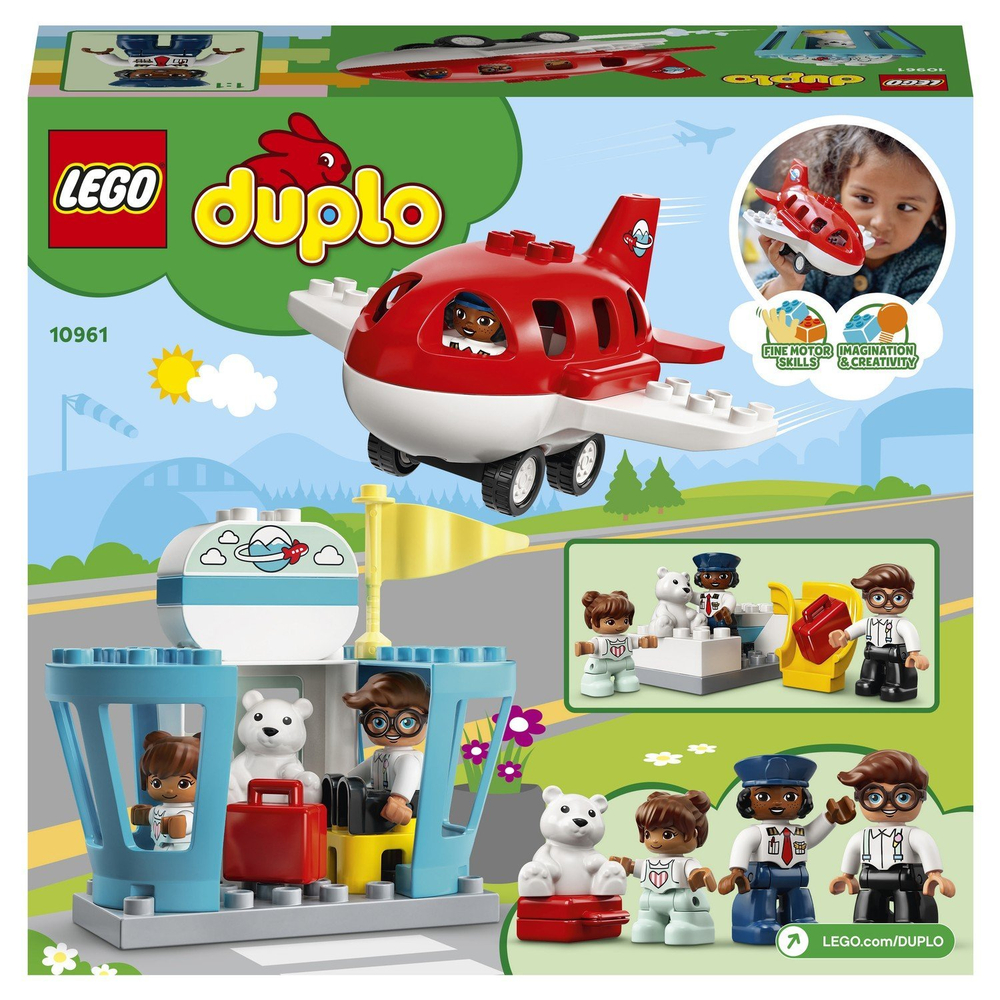 Конструктор LEGO DUPLO Town Самолет и аэропорт | 10961