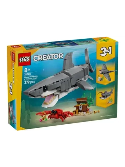 Конструктор LEGO Creator 31381 Злобная акула и сундук с сокровищами 3в1