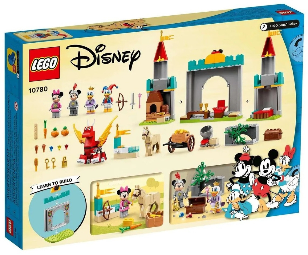 Конструктор LEGO Disney Classic Микки и его друзья защитники замка | 10780