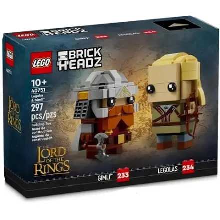 Конструктор LEGO BrickHeadz Леголас и Гимли | 40751